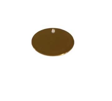 Kennel Brass Oval Shape Name Tag - Medium